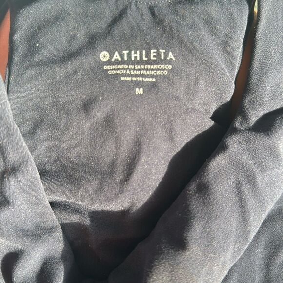 Athleta Conscious Crop Bra A-C Navy M - Picture 4 of 4